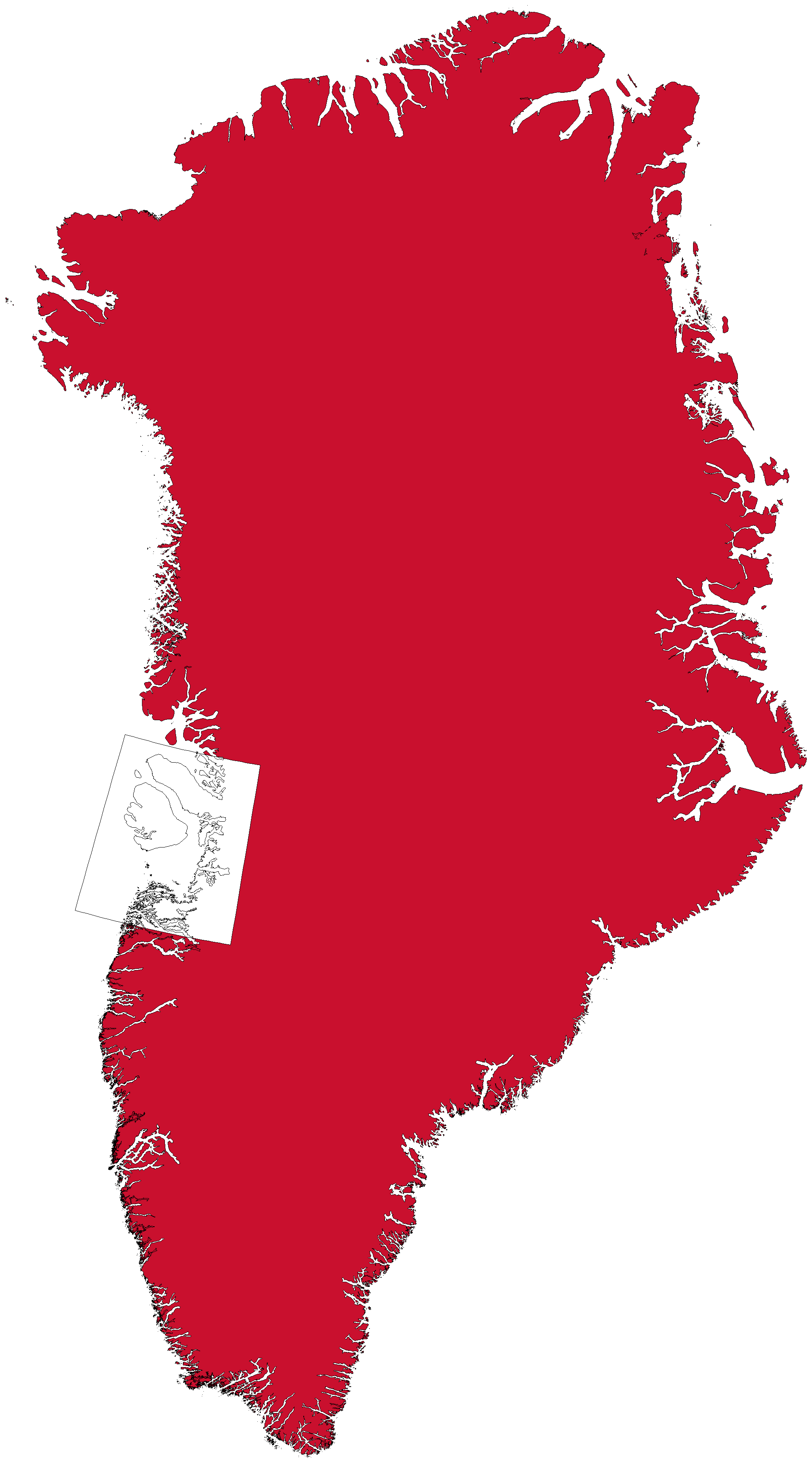Kortets dækningsområde: Diskobugten