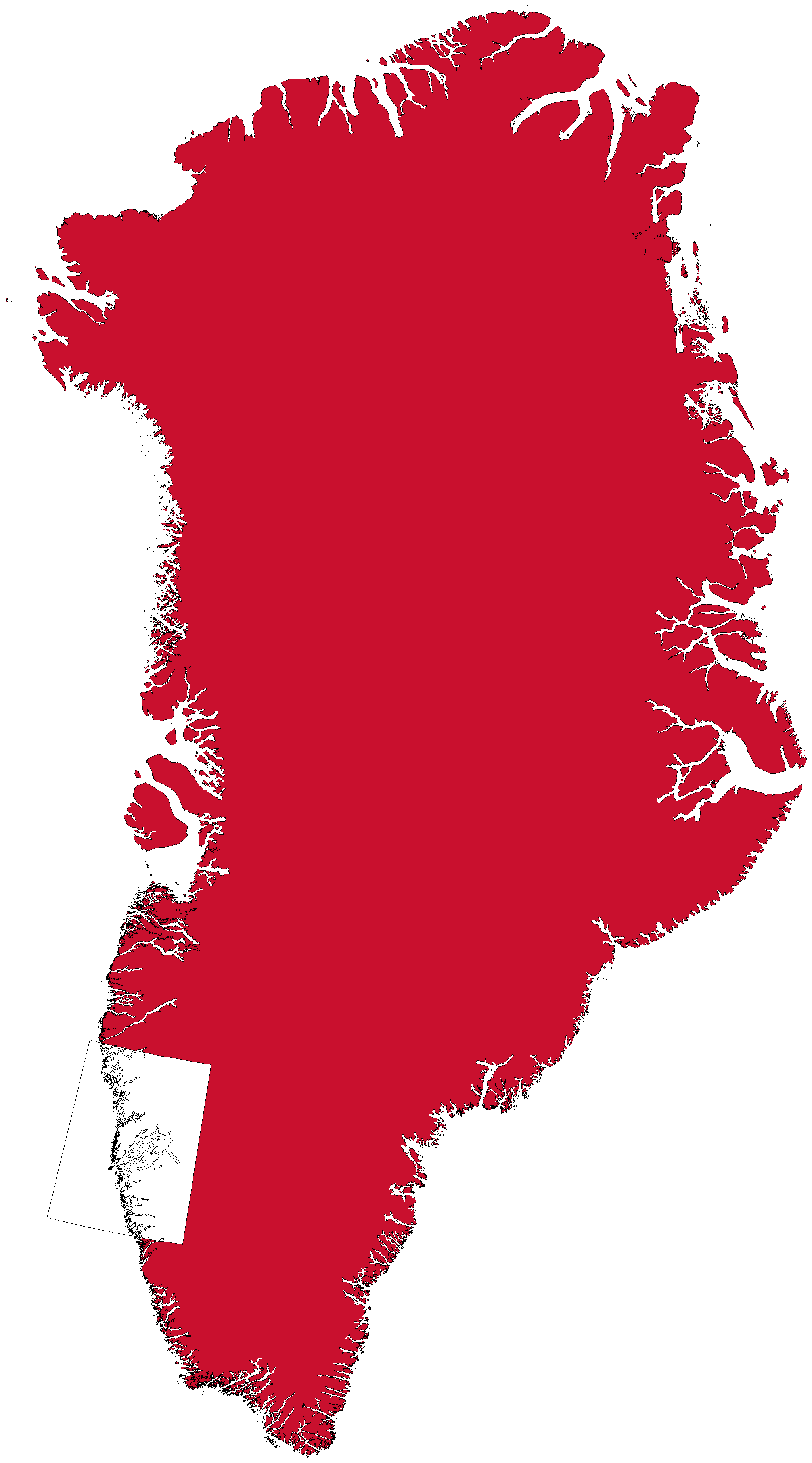 Kortets dækningsområde: Nuuk