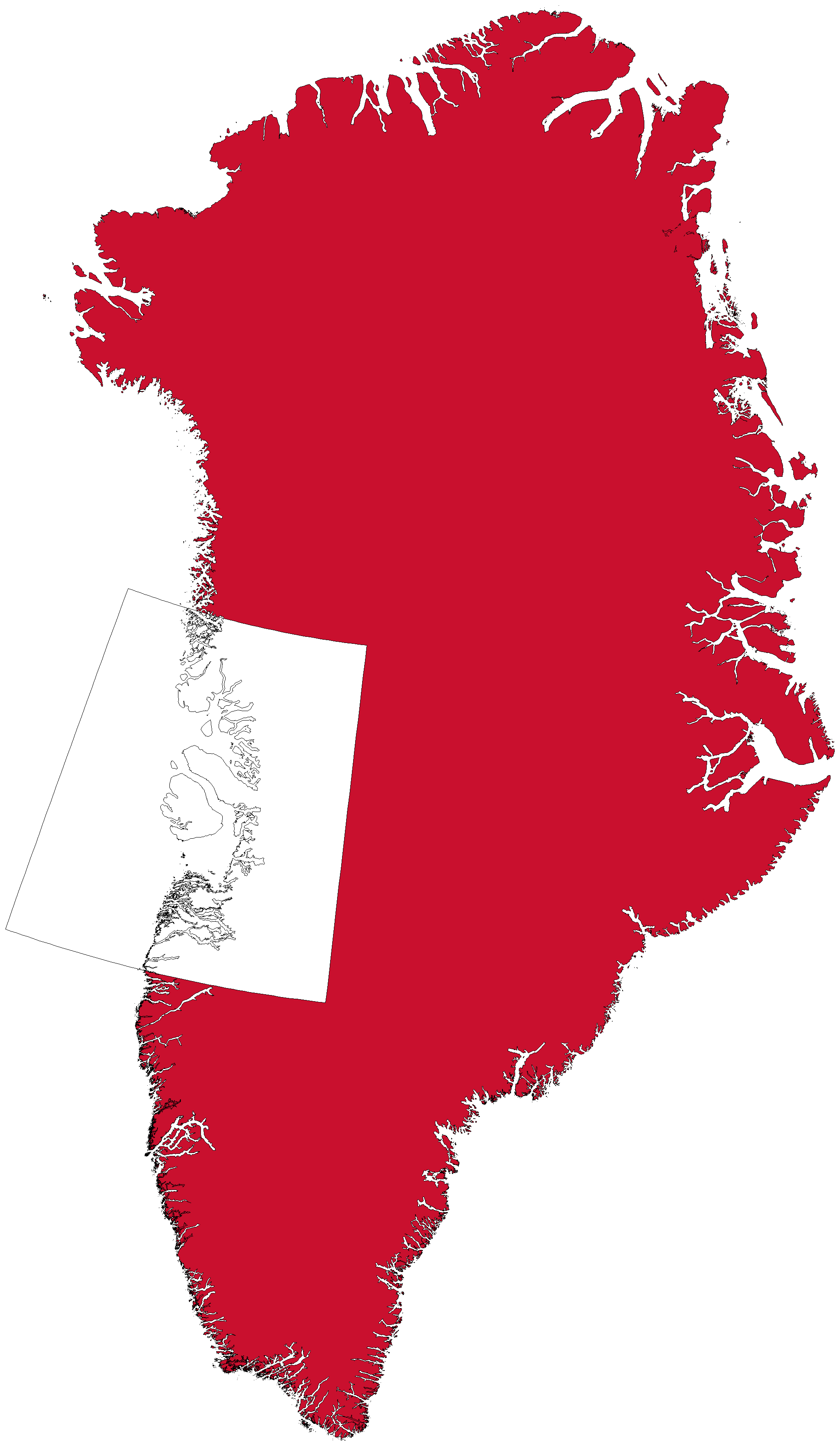 Kortets dækningsområde: Vestgrønland
